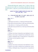 Giáo án Bài 1 Tính chất hóa học của oxit - Khái quát về sự phân loại oxit